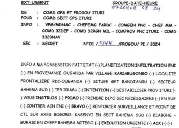 Ituri : Le Gouverneur Militaire, le Lieutenant Général Luboya Nkashama anticipe sur les manœuvres de l&rsquo;ennemi.