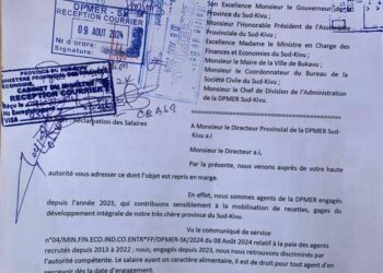 Urgent : Coups de gaz lacrymogènes et arrestations à  la Direction Provinciale et Encadrement des Recettes du Sud-Kivu ( DPMER-SK).