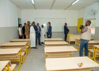 Projet de construction des 300 écoles: le Gouvernement a réceptionné 17 bâtiments préfabriqués Ce vendredi  30 août 2024 à Kinshasa.