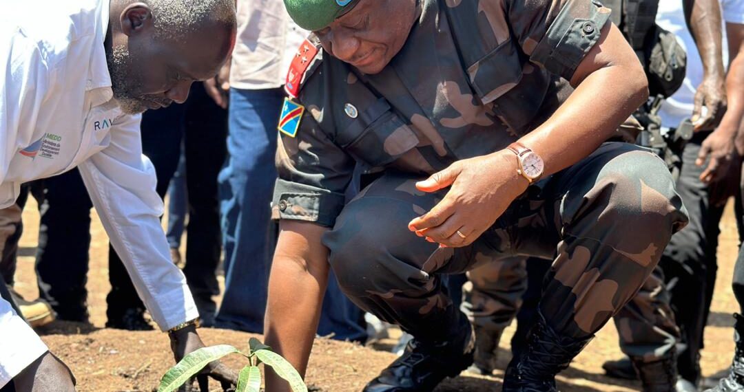 Ituri : Le gouverneur militaire s&rsquo;aligne pour lutter contre le réchauffement climatique.