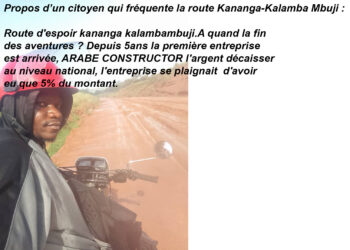 Projets Sino-Congolais : L&rsquo;implication des communautés pour le suivi des travaux est restée un simple  discours.